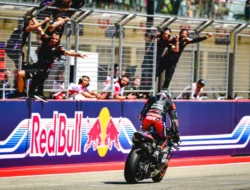 MotoGP Amerika: Vinales Lengkapi Triple-Peat, Marquez Jatuh