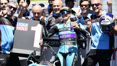 David Alonso Menangkan Moto3 Italia di Mugello, Lomba Berakhir dengan Bendera Merah
